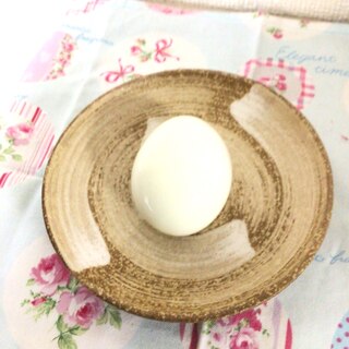 固茹で❗️殻がむきやすいゆで卵